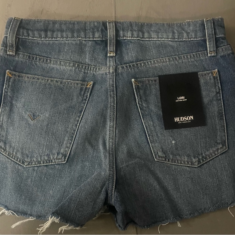 Hudson Distress Denim Shorts